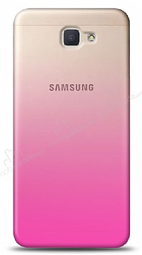 Eiroo Gradient Samsung Galaxy J5 Prime Geili Pembe Rubber Klf