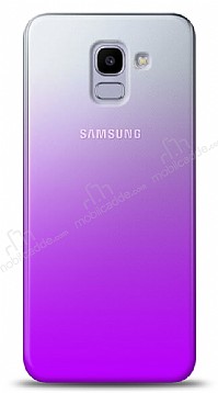 Eiroo Gradient Samsung Galaxy J6 Plus Geili Mor Rubber Klf
