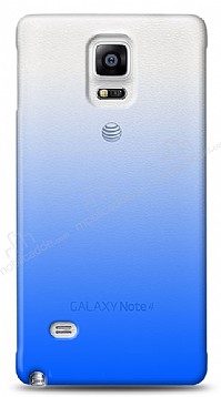 Eiroo Gradient Samsung Galaxy Note 4 Geili Mavi Rubber Klf