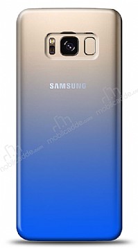 Eiroo Gradient Samsung Galaxy S8 Geili Mavi Rubber Klf