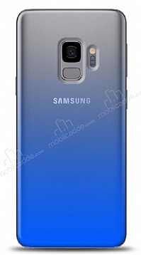 Eiroo Gradient Samsung Galaxy S9 Geili Mavi Rubber Klf