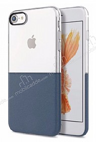 Eiroo Half to Life iPhone 6 / 6S Lacivert Silikon Klf