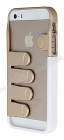 Eiroo Hand Frame iPhone SE / 5 / 5S Bumper ereve Gold Klf