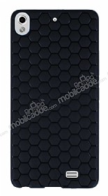 Eiroo Honeycomb General Mobile Discovery Air Siyah Silikon Klf