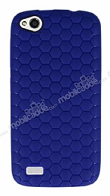 Eiroo Honeycomb General Mobile Discovery Lacivert Silikon Klf