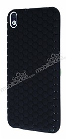 Eiroo Honeycomb HTC Desire 816 Siyah Silikon Klf