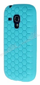Eiroo Honeycomb Samsung i8190 Galaxy S3 Mini Su Yeili Silikon Klf