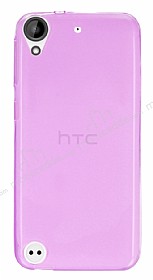 HTC Desire 530 Ultra nce effaf Pembe Silikon Klf