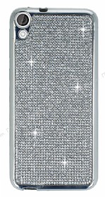 Eiroo HTC Desire 820 Tal Silver Silikon Klf