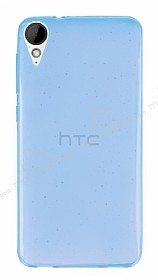 HTC Desire 825 / Desire 10 Lifestyle Ultra nce effaf Mavi Silikon Klf