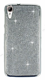 Eiroo HTC Desire 828 Tal Silver Silikon Klf