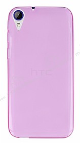 HTC Desire 830 Ultra nce effaf Pembe Silikon Klf