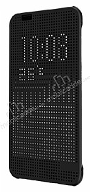 Eiroo HTC One A9 Dot View Uyku Modlu nce Yan Kapakl Siyah Klf
