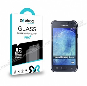 Eiroo Samsung Galaxy J1 Ace Tempered Glass Cam Ekran Koruyucu
