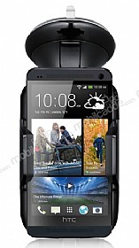 Eiroo HTC One Siyah Ara Tutucu