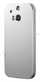 Eiroo HTC One M8 Premium Silver Metal Klf