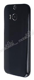 HTC One M8 Ultra nce Siyah Silikon Klf