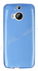 HTC One M9 Plus Ultra nce effaf Mavi Silikon Klf