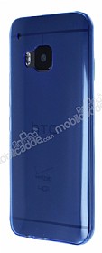 HTC One M9 Ultra nce effaf Mavi Silikon Klf