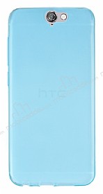 HTC One A9 Ultra nce effaf Mavi Silikon Klf
