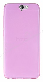 HTC One A9 Ultra nce effaf Pembe Silikon Klf