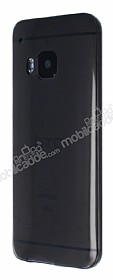 HTC One M9 Ultra nce effaf Siyah Silikon Klf