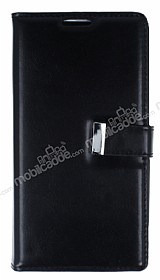Eiroo Sony Xperia Z1 Compact Buckle Standl Czdanl Siyah Deri Klf