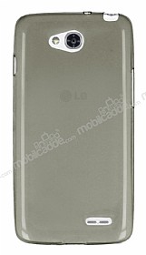 LG L90 Ultra nce effaf Siyah Silikon Klf