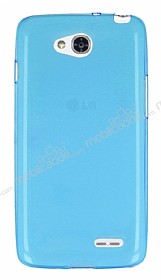 LG L90 Ultra nce effaf Mavi Silikon Klf