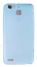 Huawei GR3 Ultra nce effaf Mavi Silikon Klf