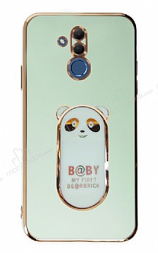 Eiroo Huawei Mate 20 Lite Baby Panda Standl Yeil Silikon Klf