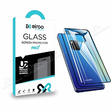 Eiroo Huawei Mate 20 Pro Tempered Glass Arka Cam Gvde Koruyucu