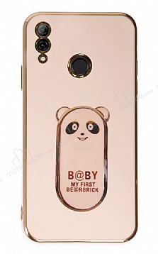 Eiroo Huawei P Smart 2019 Baby Panda Standl Pembe Silikon Klf