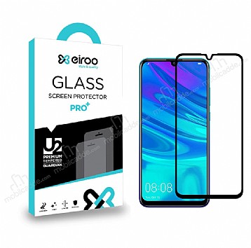Eiroo Huawei P Smart 2019 Tempered Glass Full Siyah Cam Ekran Koruyucu