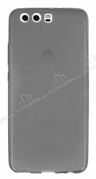 Eiroo Huawei P10 Plus Ultra nce effaf Siyah Silikon Klf