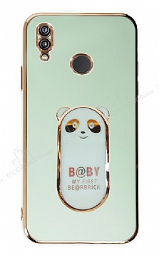 Eiroo Huawei P20 Lite Baby Panda Standl Yeil Silikon Klf