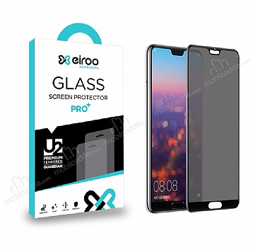 Eiroo Huawei P20 Pro Privacy Tempered Glass Cam Ekran Koruyucu