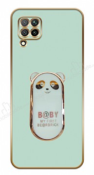 Eiroo Huawei P40 Lite Baby Panda Standl Yeil Silikon Klf