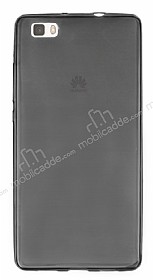Huawei P8 Lite Ultra nce effaf Siyah Silikon Klf
