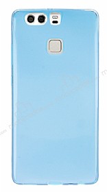Huawei P9 Ultra nce effaf Mavi Silikon Klf