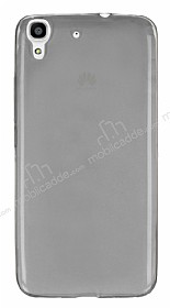 Huawei Y6 Ultra nce effaf Siyah Silikon Klf