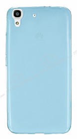 Huawei Y6 Ultra nce effaf Mavi Silikon Klf
