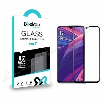 Eiroo Huawei Y7 Prime 2019 Tempered Glass Full Siyah Cam Ekran Koruyucu