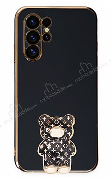 Eiroo Samsung Galaxy S23 Ultra Lks Ay Standl Siyah Silikon Klf