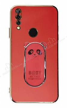 Eiroo Huawei Y9 Prime Baby Panda Standl Krmz Silikon Klf