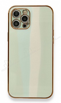 Eiroo Hued iPhone 11 Pro Max Cam Ak Yeil Rubber Klf
