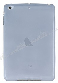 iPad Mini / Mini 2 / Mini 3 Ultra nce effaf Siyah Silikon Klf