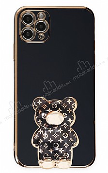 Eiroo iPhone 11 Pro Lks Ay Standl Siyah Silikon Klf