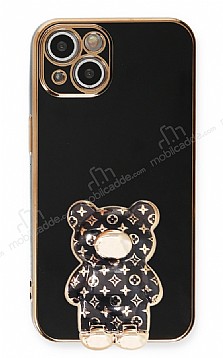 Eiroo iPhone 13 Mini Lks Ay Standl Siyah Silikon Klf