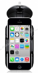 Eiroo iPhone 5C Siyah Ara Tutucu